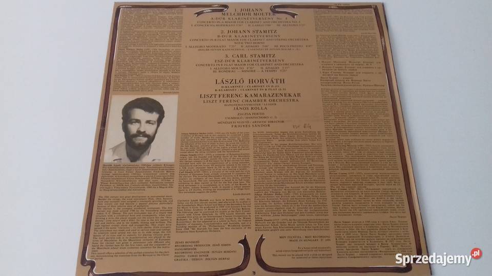 Winyl Clarinet Concertos sprzedam