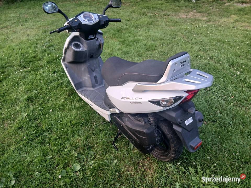Skuter Daelim Otello 125 Wtrysk FI 2012R Biały Bolesławiec