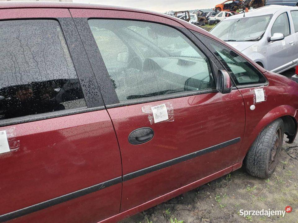 DRZWI PRAWE PRZÓD OPEL MERIVA A Z3IU osobowe Lipno sprzedam