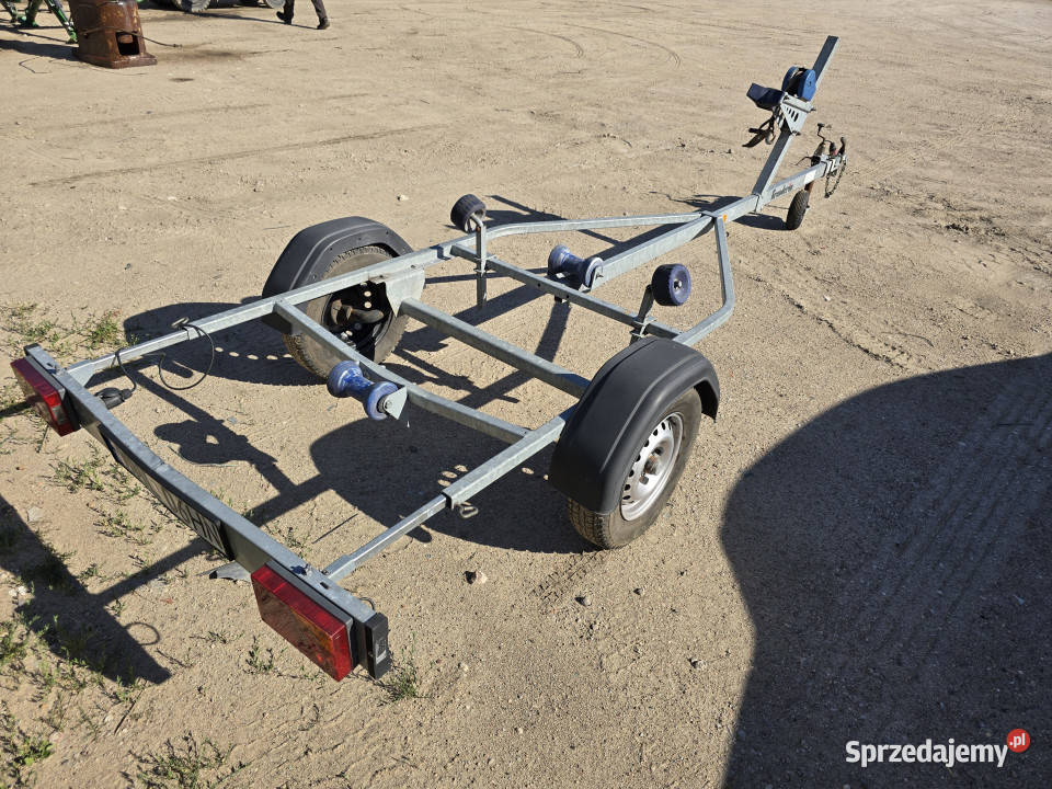 Przyczepka do łodzi wędkarskiej skutera wodnego 380kg Pozostałe Wiśniewo