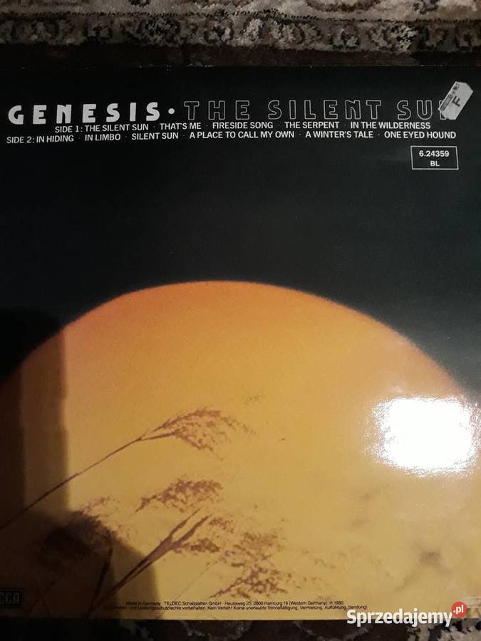 GENESIS The Silent Sun 1969z kolekcji prywatnej Płyty i kasety podkarpackie Rzeszów
