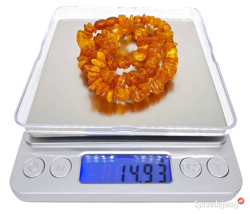 Korale z bursztynu BURSZTYN bałtycki sieczka Warszawa