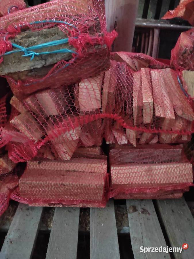 Drewno opałowe kominkowe do wędzenia workowane Kalisz
