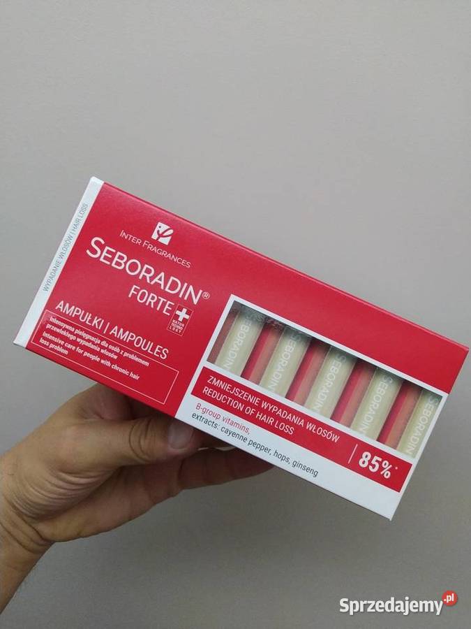 Ampułki Seboradin Forte Natur Technology przeciw Kraków