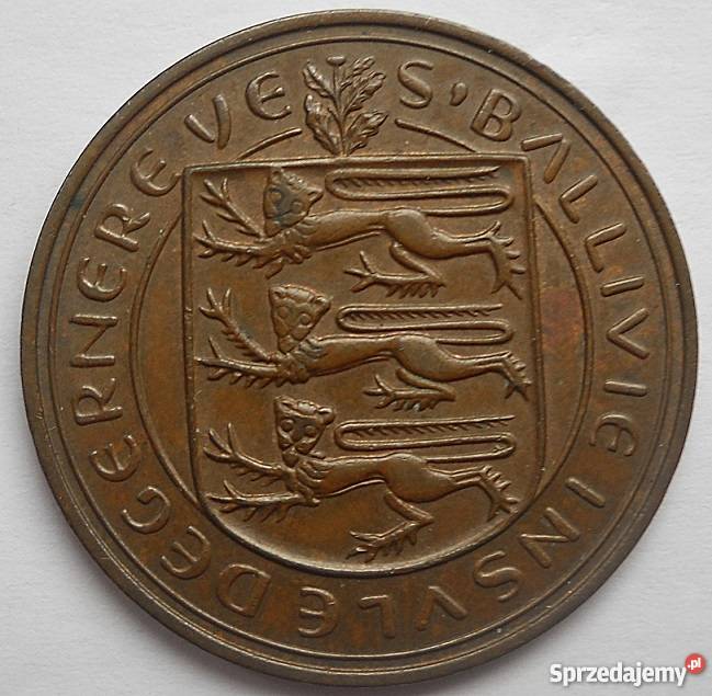 GUERNSEY 8 DOUBLES1956 r Numizmatyka