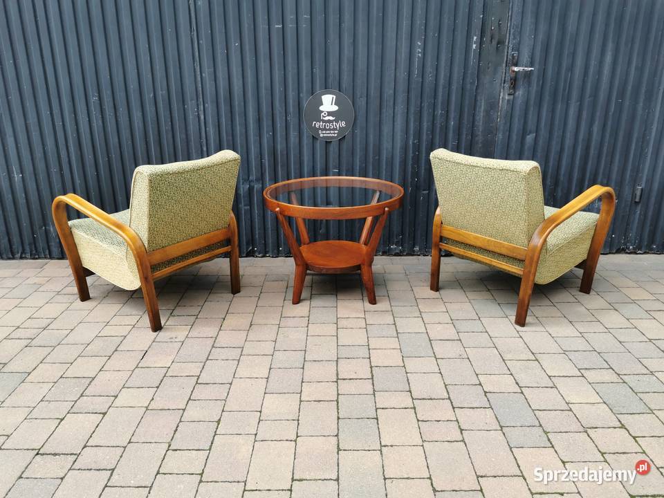 Zestaw ART DECO Kropek Koelka Czechosłowacja Pogórze