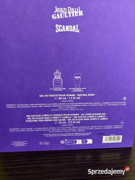 Zestaw perfum Jean Paul Gaultier Scandal 50ml Warszawa