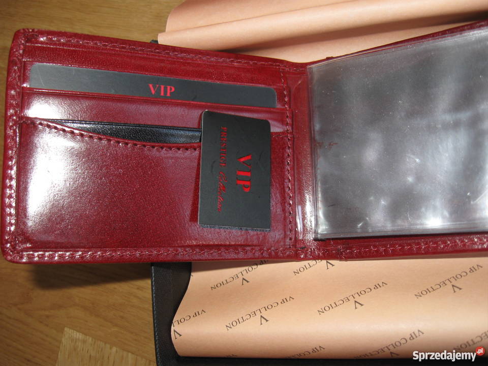 Portfel damski skórzany VIP Colection Pozostałe Warszawa
