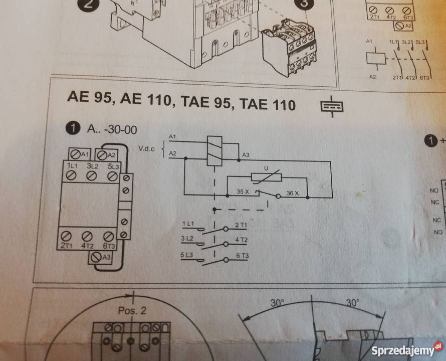 ABB Stycznik A11030 500V AC Dąbrowa Górnicza