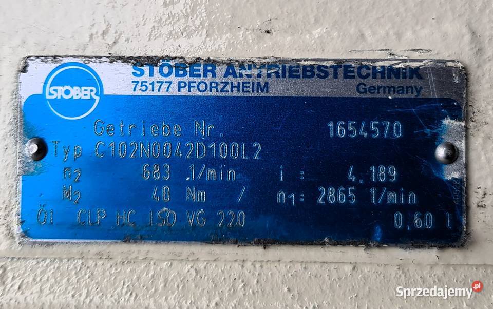 Pompa zębata spożywcza Błonie