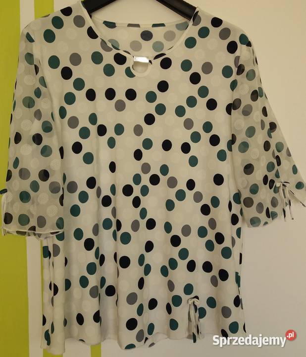 XL Nienoszona bluzka w grochy Butik produkt sprzedam