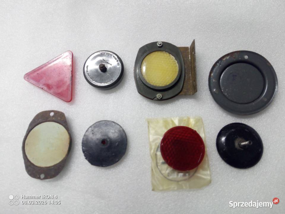 Odblaski stare światło odblaskowe auto motor Przemyśl