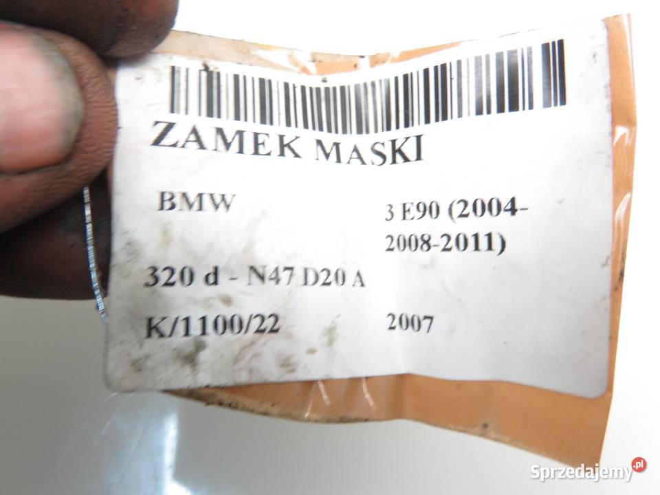 2X ZAMEK MASKI BMW 3 E90 7115229
