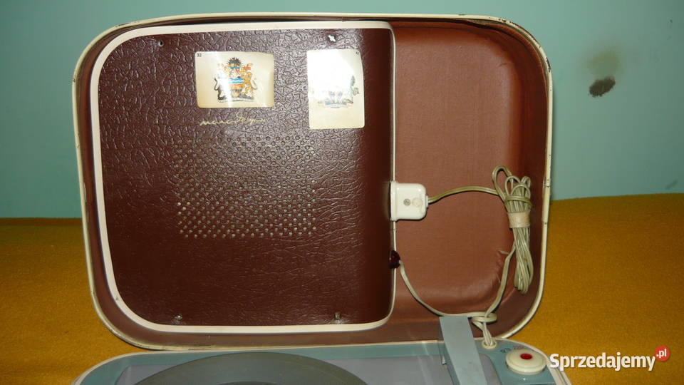 Gramofon walizkowy stary rosyjski adapter podlaskie