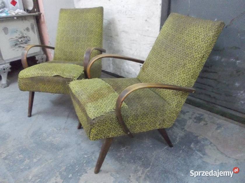Stare fotel model 53 J Smidek Czechosłowacja TON Bielsko-Biała sprzedam