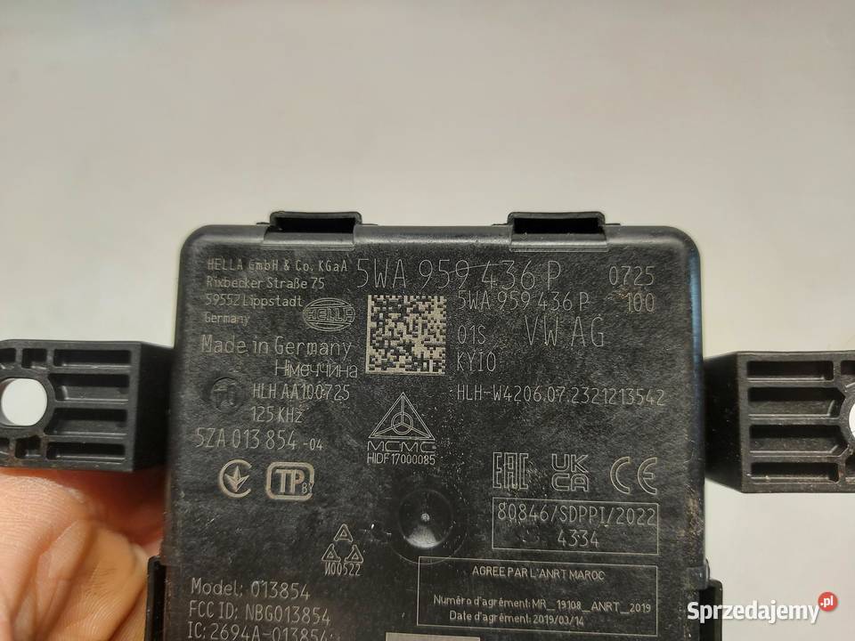 Audi Q4 ETRON 89A 89E MODUŁ STEROWNIK KEYLESS osobowe Komputery dolnośląskie