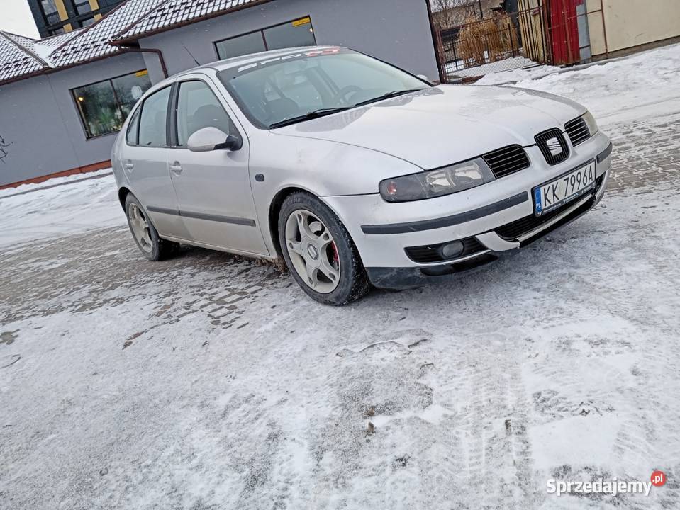 Seat Leon 19 TDI srebrny Samochody osobowe Nowy Sącz