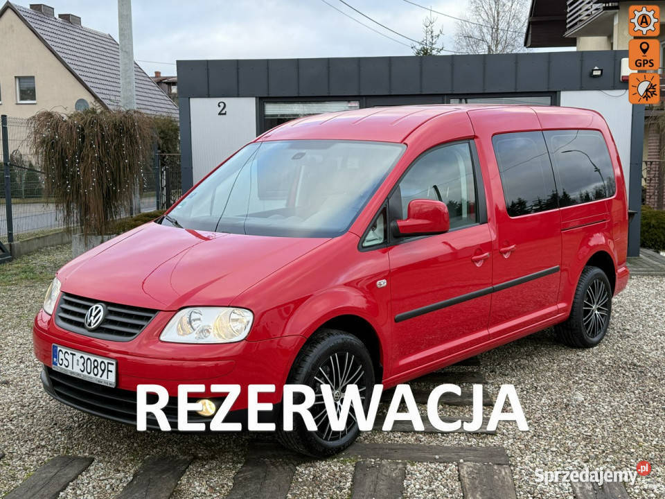 Volkswagen Caddy MAXIDSG19 tdi7osobowynowy nawigacja Dąbrowa sprzedam