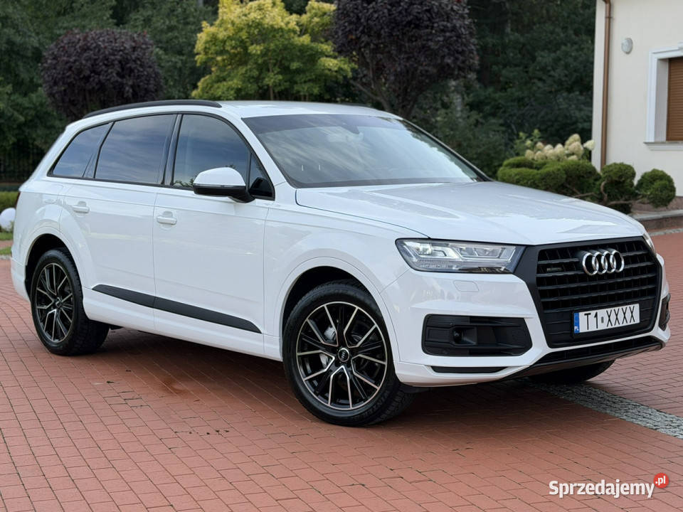 Audi Q7 30 TDI Bogato Wyposażona Polski Salon światła przeciwmgielne Widełki