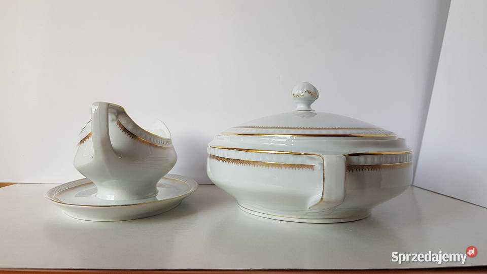 Porcelanowa sosjerka i mała waza OHME porcelana Porcelana i szkło Dąbrowa Górnicza