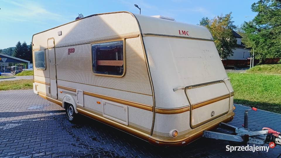 przyczepa kempingowa łóżka piętrowe campingowa Międzybrodzie Bialskie sprzedam