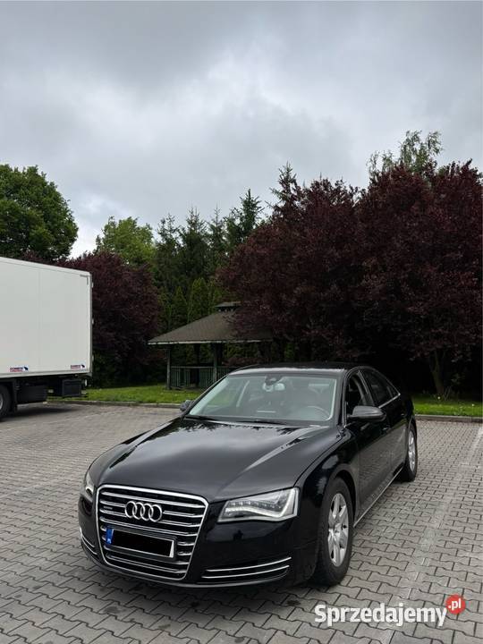 Audi A8 D4 30 diesel 2012 salon czarny podkarpackie Jarosław