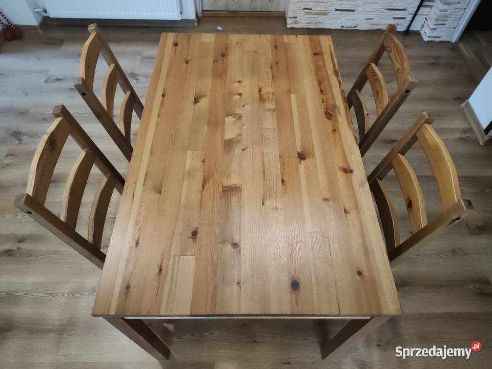 Zestaw stół i 4 krzesła Ikea Nakło Śląskie