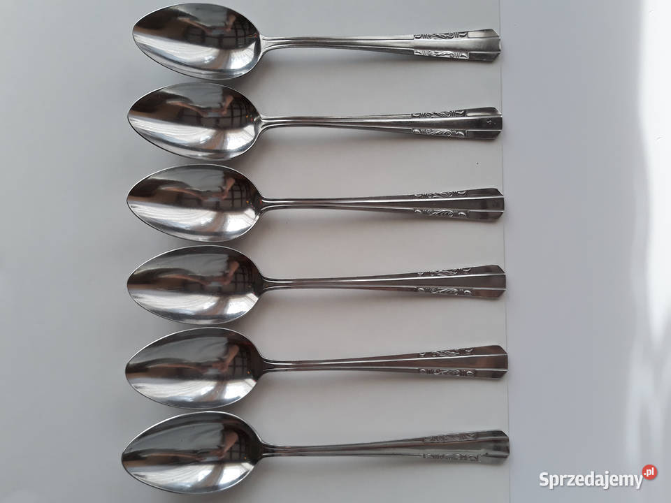 Duże łyżki obiadowe 1 SATURN sztućce PRL Dąbrowa Górnicza sprzedam