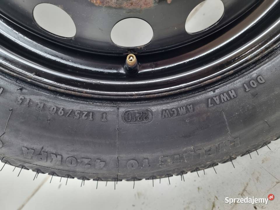 KOŁO DOJAZDOWE Fiat 500 C Alfa Romeo 12590 R15 Chełm
