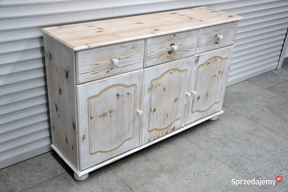 komoda z drewna sosnowego nowa Dom i Ogród Olsztyn
