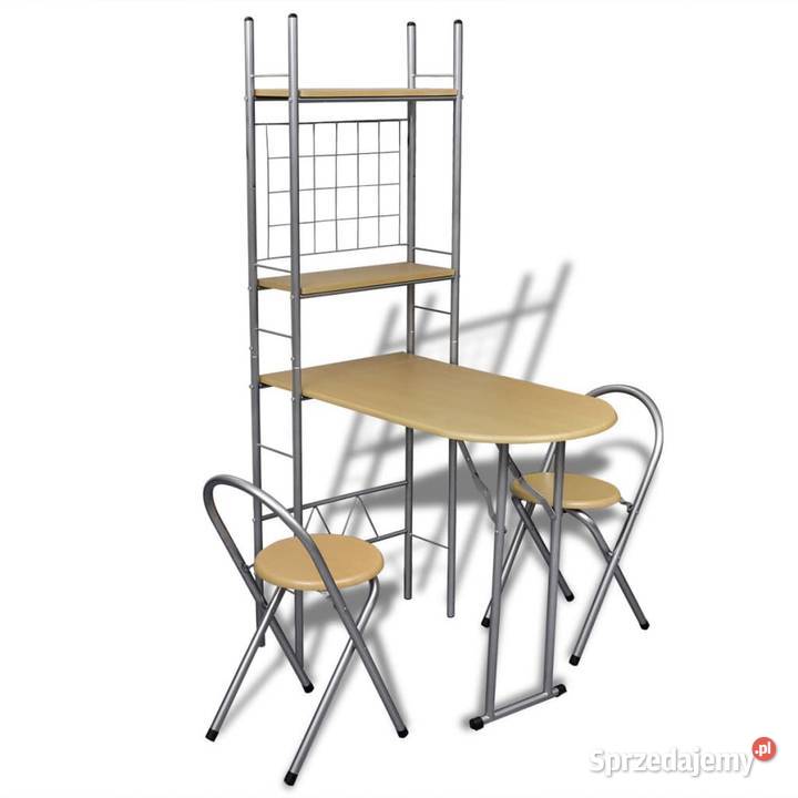 vidaXL Składany bar śniadaniowy z 2 mazowieckie Warszawa