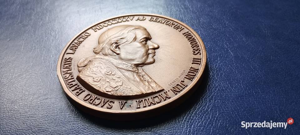 Stare monety Medal Pius X Chrzest Święty Lesko