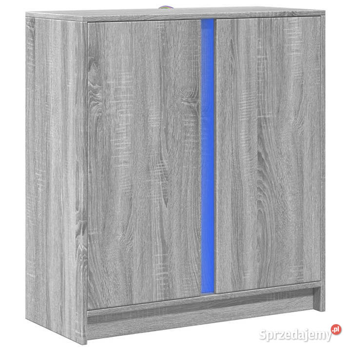 Szafka z LED szary dąb sonoma 77x34x85 WM852136 Warszawa