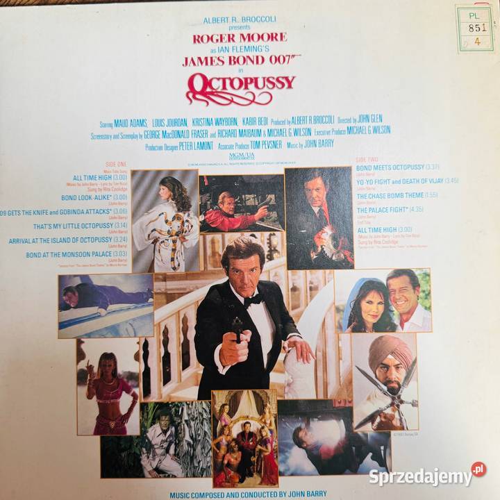 John Barry OST 007 Octopussy EXEX Japan LP 1983 Kraków