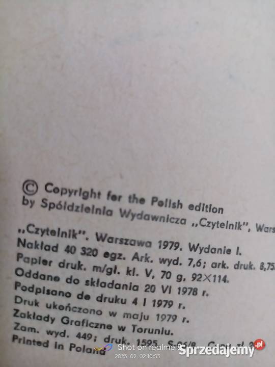 Człowiek z dwóch czasów Show pierwsze wydanie literatura piękna - proza zagraniczna Warszawa