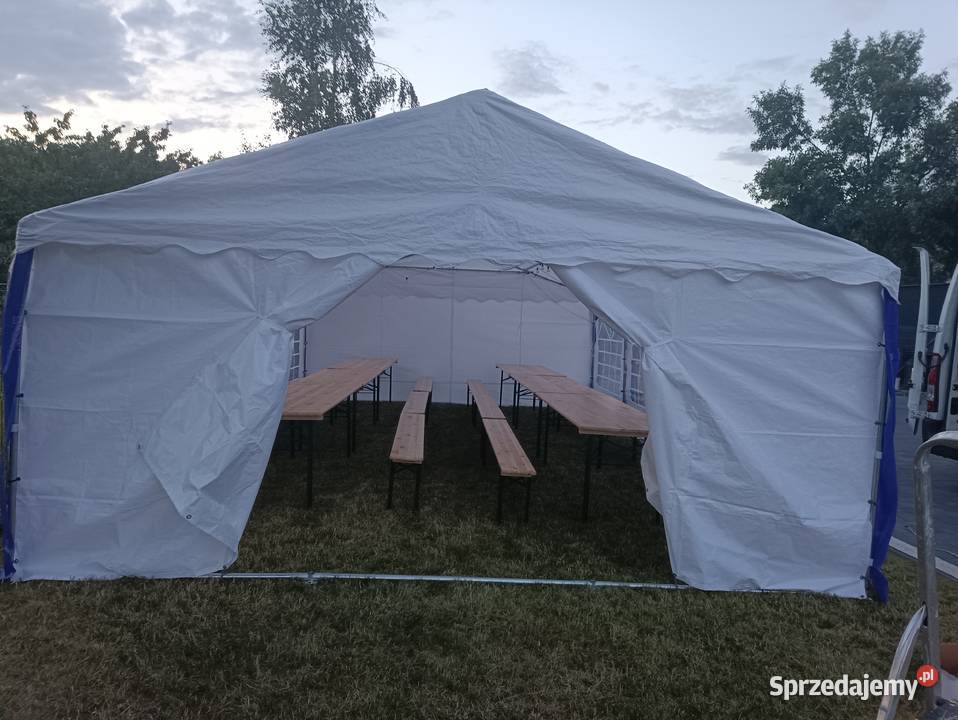 Wynajem namiotów ławek stolikow obluga imprez mazowieckie