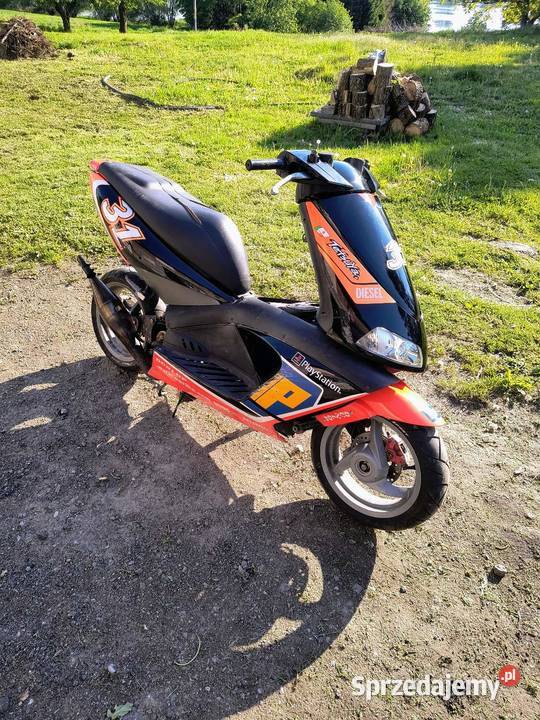 Aprilia aera 51 Sr Aerox sprzedam uszkodzony śląskie Bestwina