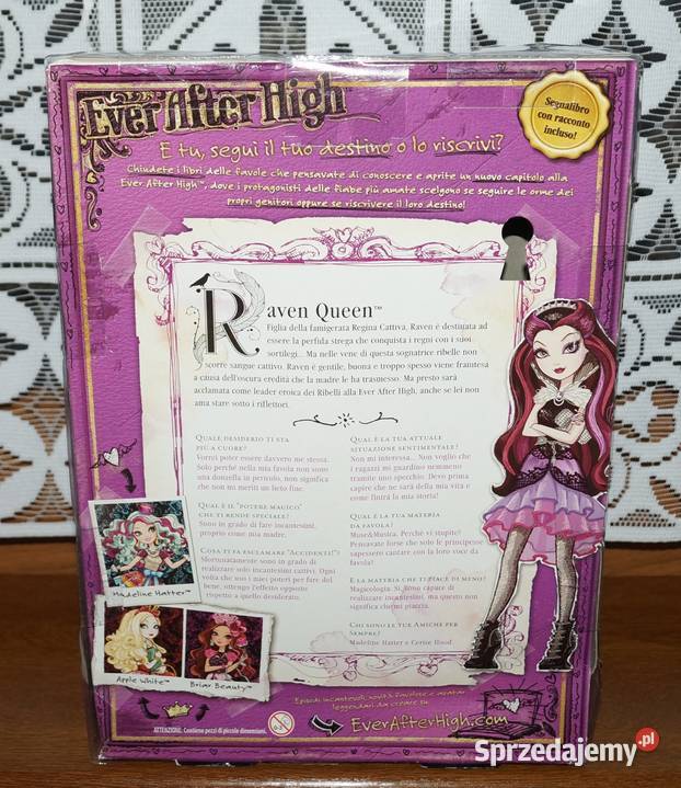 Ever After High RAVEN QUEEN Basic Rebels lalka śląskie Czerwionka-Leszczyny