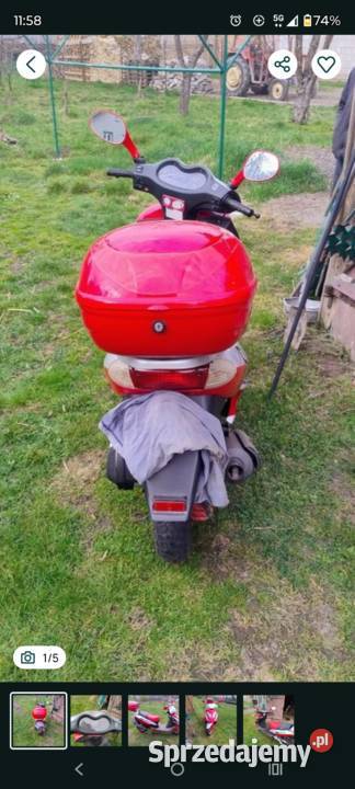 Skuter zipp nieuszkodzony Ostrów Lubelski sprzedam