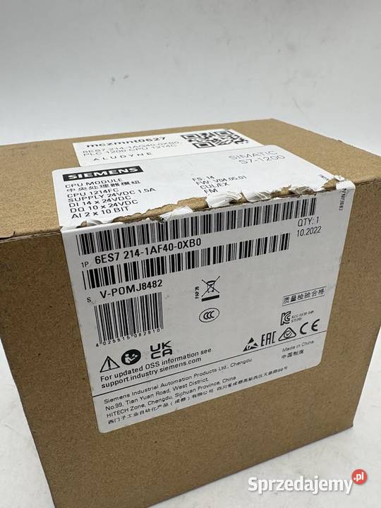 Siemens 6ES7 2141AF400XB0 CPU Warszawa