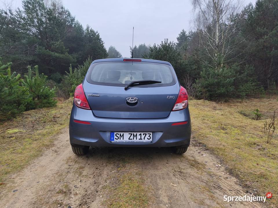 Hyundai i20 12 Benzyna 86 Klima Led 5 Drzwi z Rok produkcji 2013 Kłobuck