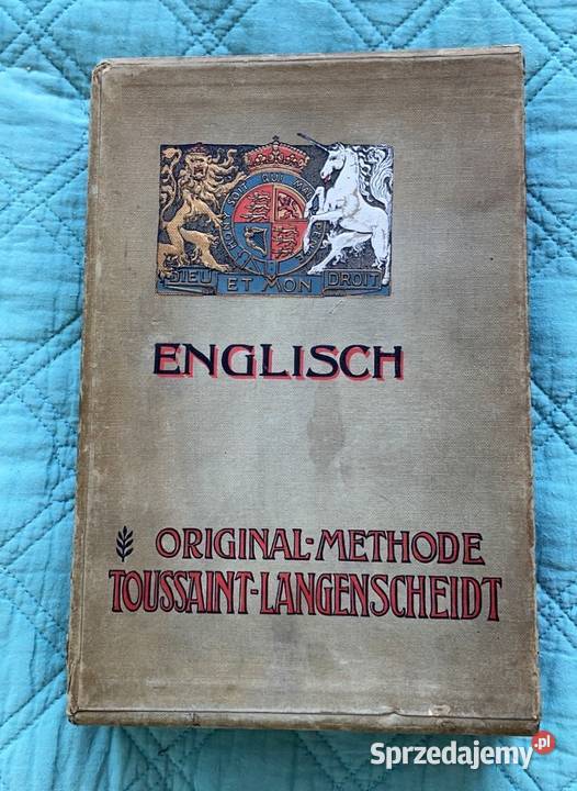 Książka ENGLISCH ORIGINAL METHODE TOUSSAINT Łódź