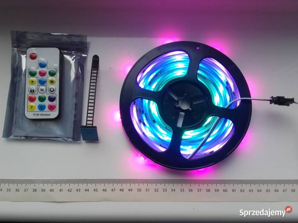 Taśma LED 5m RGBICprawiej ARGB SMD 5050 IP65