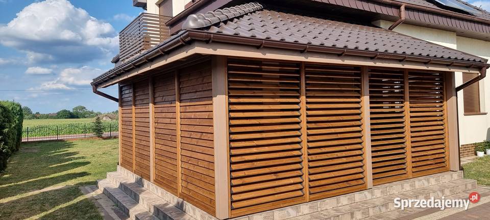 Żaluzje ruchome deseczki balkon taras mechanizm