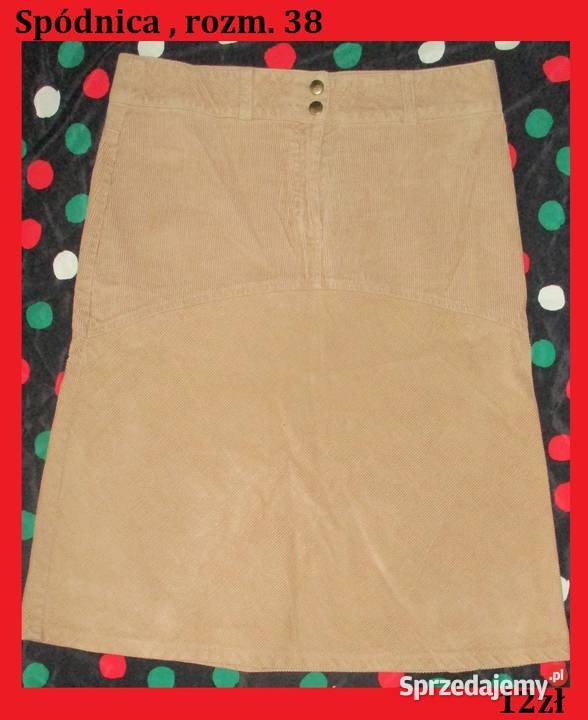 Spódnica VeroModa sztruks 38 Rozmiar 38(M) Łódź