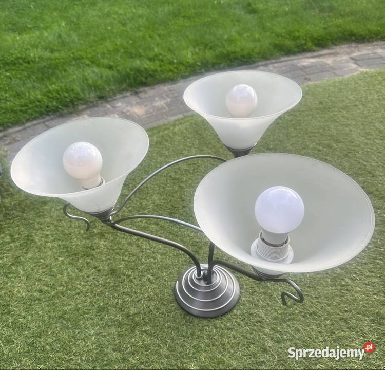 Lampa sufitowa 3punktowa z kloszami matowymi Bogdanowo