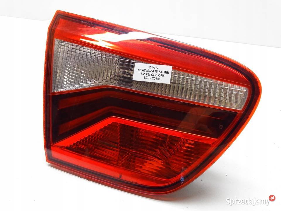 LAMPA LEWA LEWY TYŁ TYLNA W KLAPE SEAT IBIZA IV