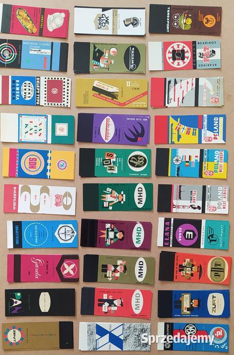 Polskie etykiety zapałczane KSIĄŻECZKOWE Pozostałe Katowice