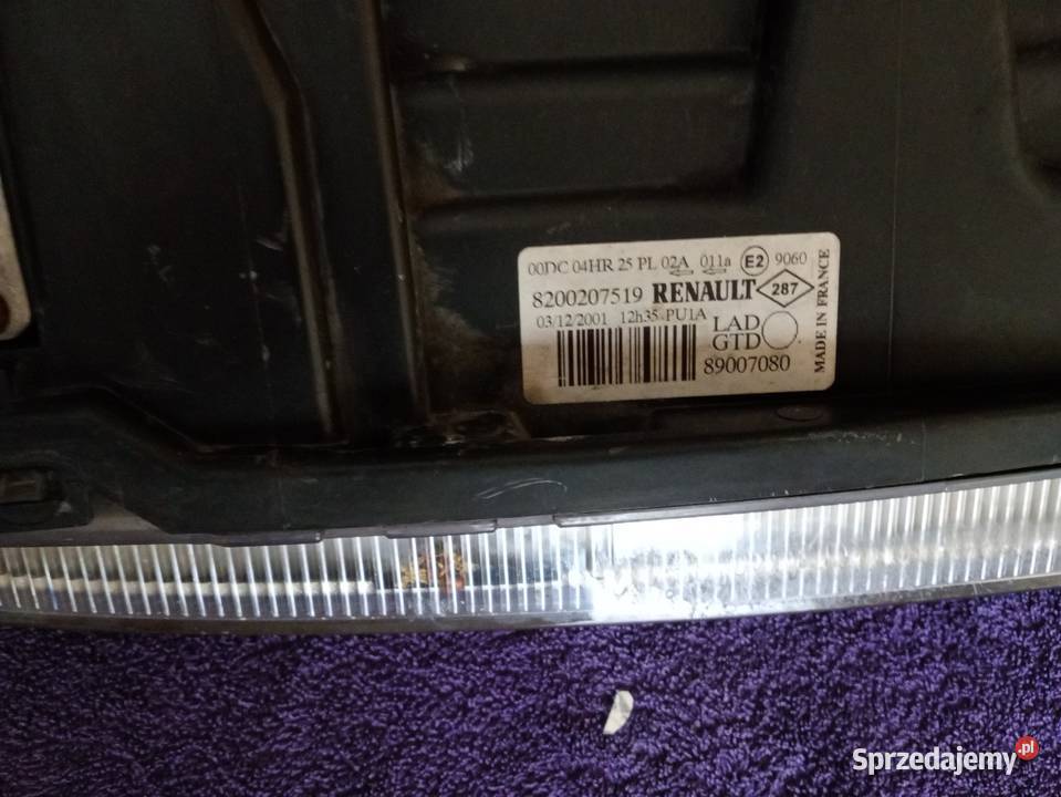 Leflektor Renault laguna