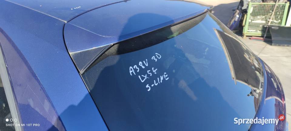 KLAPA TYŁ TYLNA AUDI A3 8V3 3 DRZWI LX5Q Przystajń